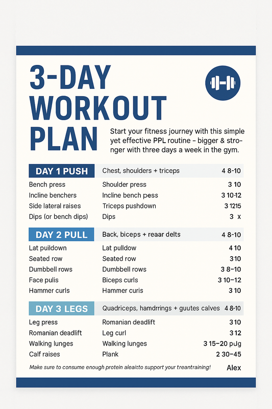 Besplatan probni trening plan